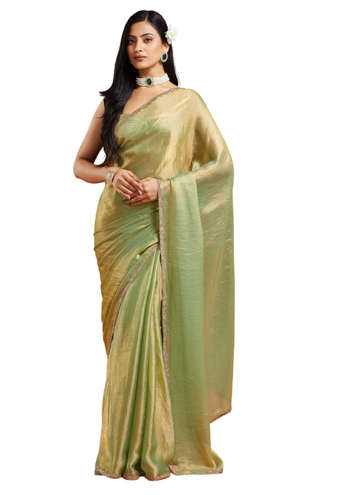 Vasthrlay Border Unstitched Saree