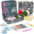 107 Pcs Crochet Kit for Beginners Adults with Yarn Set, DIY Tools, Hook & Needle Set