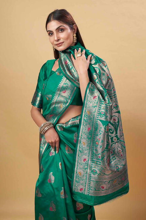 Vsathrlay Kanjivaram Banarasi Festival Wedding Ethnic Wear