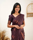 Vasthrlay Banarasi Unstitched Saree