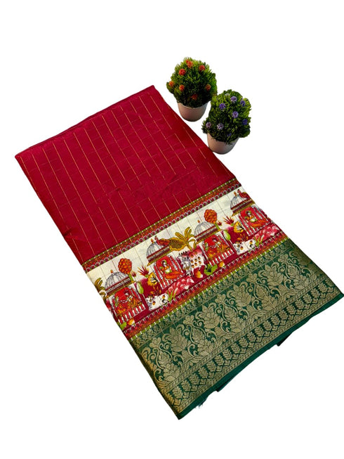 Vasthrlay Silk Saree Dark Blue