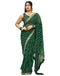 Vasthrlay Georgette Leheriya Unstitched Blue Saree