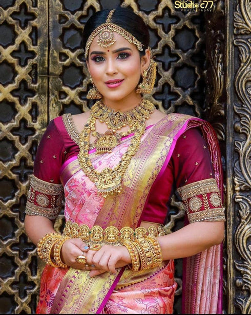 Vasthrlay Kanjivaram Designer Saree