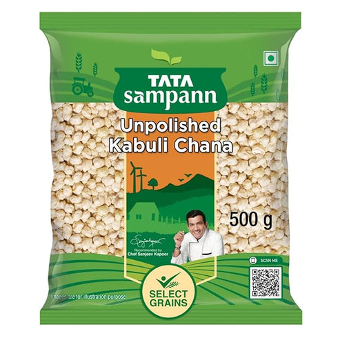 Tata Sampann Unpolished Kabuli Chana (Big Size)