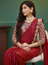 Vasthrlay Georgette Embrodered Mauve Saree