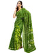 Vasthrlay Womens Printed Unstitched Wine Saree