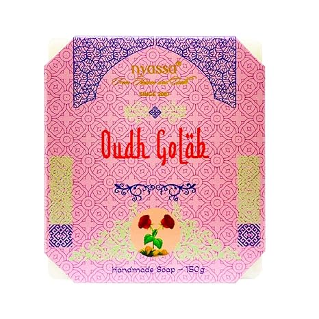 Nyassa Premium Oudh Golab Handmade Natural Bathing Soap