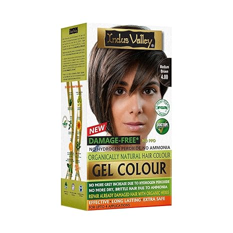 INDUS VALLEY Damage Free Natural Gel Hair Colour for Women 200ml