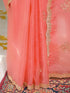 Vasthrlay Georgette Embroidery Rama Saree