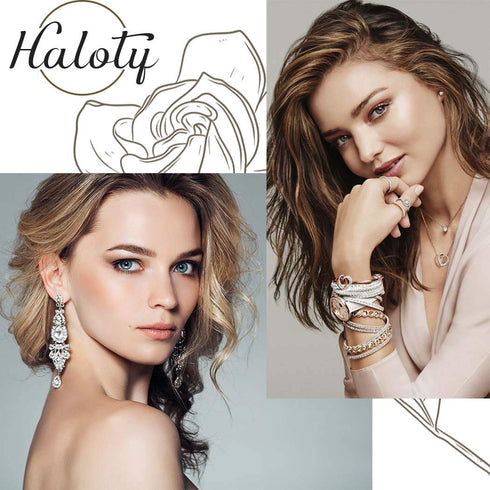 Pairs Boho Crystal Earring Set Cute Hoop Stud