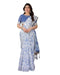 Vasthrlay Handwoven Printed Tasselled Saree