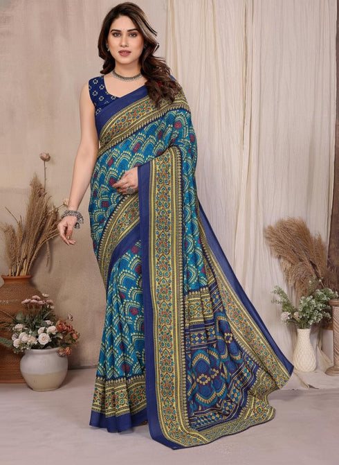 Vasthrlay Georgette Traditional Ethinic Az Ys Vaidika Ethnic Wear
