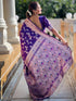 Vasthrlay Womens Weaving Unstitched Cream Saree