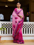 Vasthrlay Georgette Bandhani Red Saree