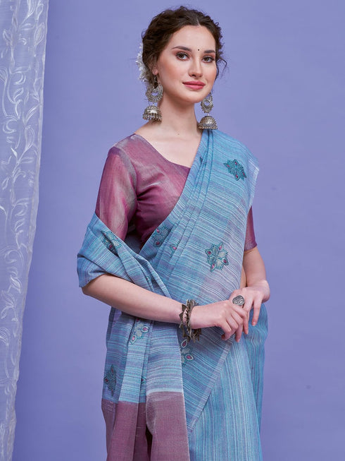 Vasthrlay Printed Unstitched Hs Ethnic Wear