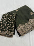 Vasthrlay Georgette Embroidery Saree Embellishments