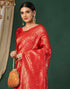 Vasthrlay Maroon Traditional Unstitched Saree