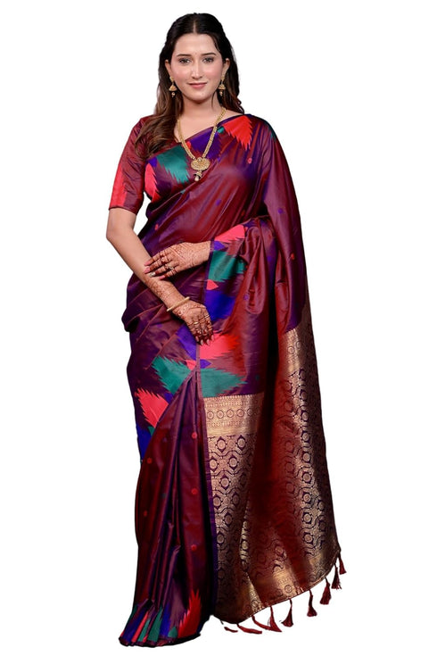 Vasthrlay Kanjivaram Unstitched Blouse Ethnic Wear