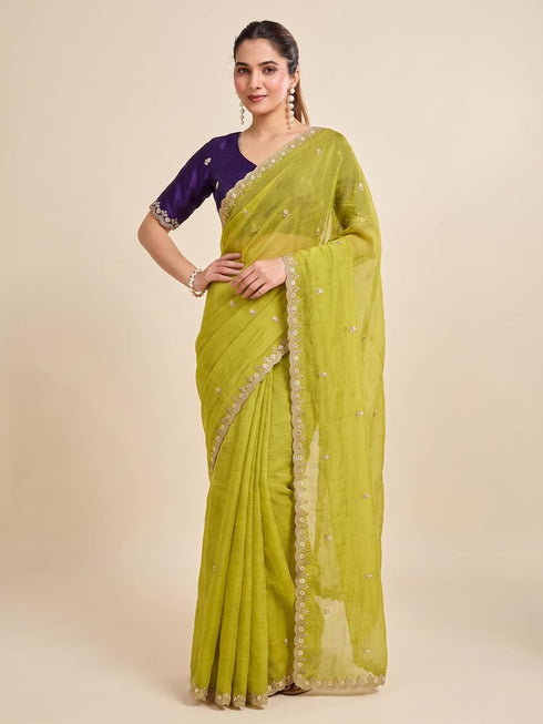 Vasthrlay Chiffon Unstitched