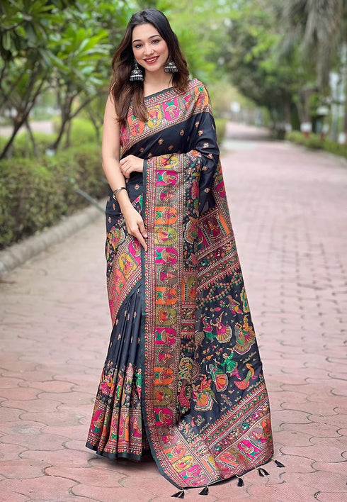 Vasthrlay Kanjivaram Unstitched Blouse Ethnic Wear