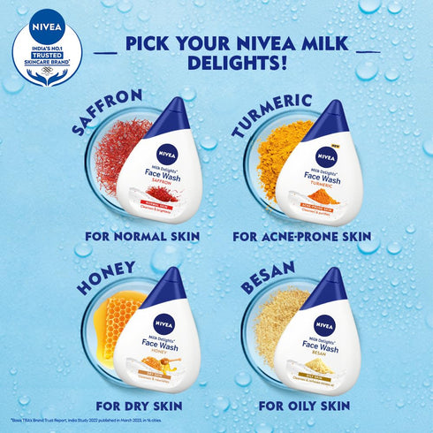 Nivea Milk Delights Face Wash Rose Water