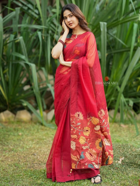 Vasthrlay Printed Sunflower Lightweight Breathable