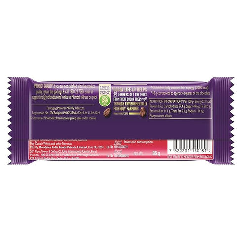 Cadbury Dairy Milk Chocolate Bar Fruit and Nut
