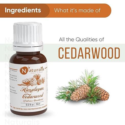 Naturalis Essence of Nature Himalayan Cedarwood Essential Oil