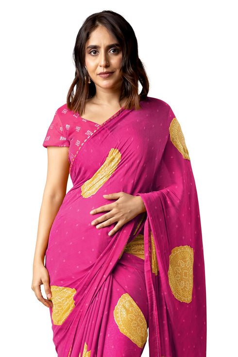 Vasthrlay Fashion Chiffon Georgette Light Ethnic Wear