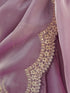 Vasthrlay Embroidered Black Saree