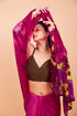 Vasthrlay Chiffon Unstitched Saree