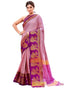 Vasthrlay Banarasi Jacquard Unstitched Mustard Saree