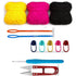 Complete Crochet Kit for Beginners, Colorful Yarn, Crochet Hooks