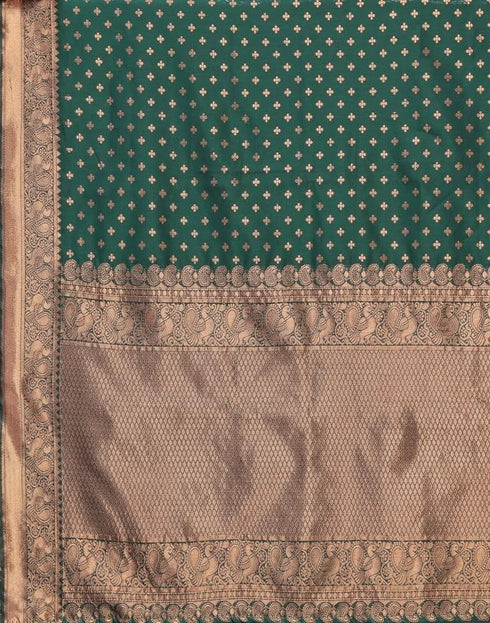Vasthrlay Banarasi Unstitched Saree
