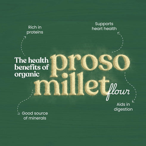 Bharat Vedica Organic Proso Millet Flour Organic Chena ka Atta