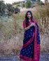 Vasthrlay Maroon Kanjivaram Saree