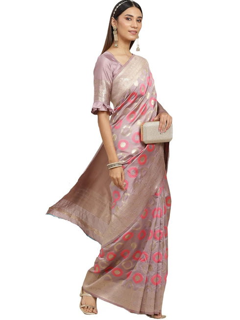 Vasthrlay Banarasi Jacquard Weaving Saree