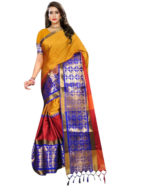 Vasthrlay Banarasi Freesize Ethnic Wear