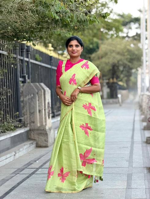 Vasthrlay Floral Lightweight Festival Unstitched