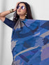 Vasthrlay Abstract Printed Unstitched Multicolor Saree