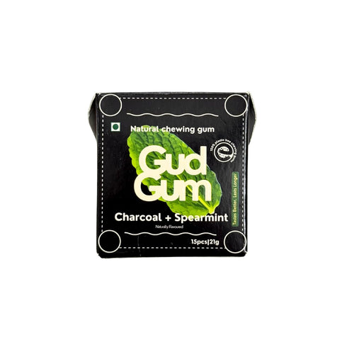 Gud Gum Charcoal Mint Chewing Gum
