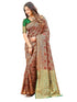 Vasthrlay Banarasi Weaving Maroon Saree
