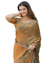 Vasthrlay Weaving Printed Mauve Saree