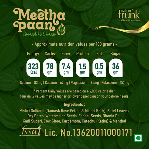 Nature'S Trunk Meetha Paan Party Pack
