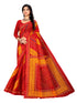 Vasthrlay Bandhani Swarovski Traditional Red Saree