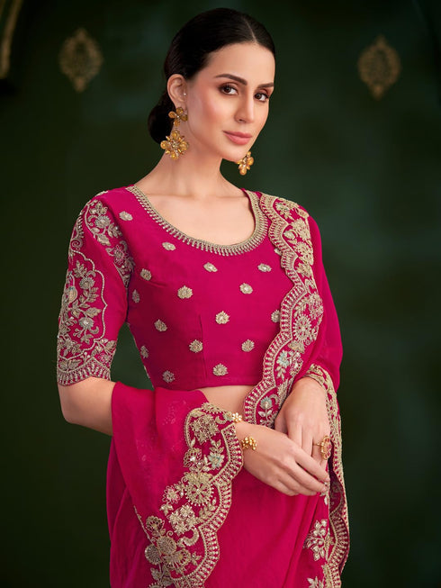 Vasthrlay Embroidery Unstitched Designer Tfh Ethnic Wear