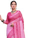 Vasthrlay Womens Printed Unstitched Beige Saree