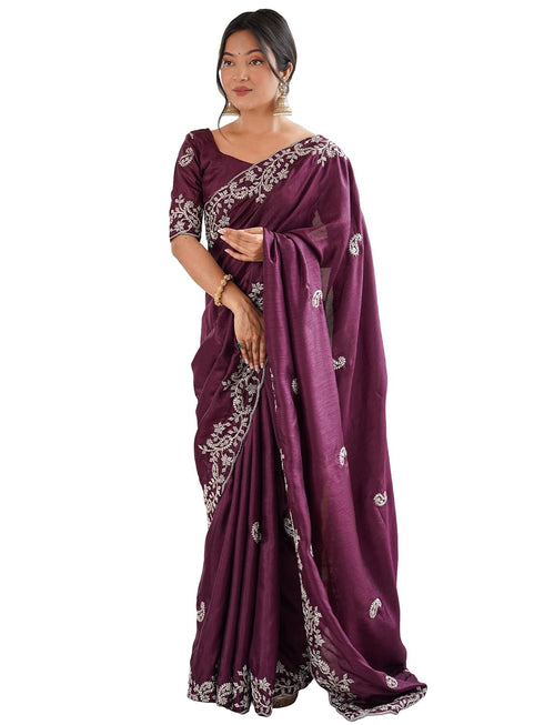 Vasthrlay Embroidery Unstitched Designer Vh Ethnic Wear