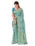 Vasthrlay Kanjivaram Jacquard Unstitched Mustard Saree