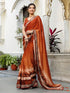 Vasthrlay Chiffon Printed Dark Saree